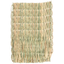 20Pcs Natural Straw Mat Green Rabbit Bed Cooling Pad for Small Pets