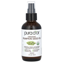 Pura D'or, Ekologisk pumpakärnolja, 4 fl oz (118 ml)
