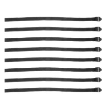 8Pcs Black Nylon Ski Strap Adjustable Wrist Lanyard for Trekking Poles