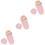 6Pièces Bâtonnets Absorbants D'huile Pierre Rose ABS 7