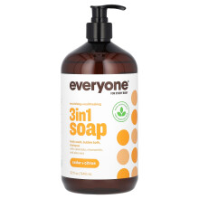 Everyone, 3 in 1 Seife, Zeder + Zitrone, 32 fl oz (946 ml)