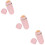 6Pièces Bâtonnets Absorbants D'huile Pierre Rose ABS 11