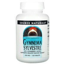 Source Naturals, Gymnema Sylvestre, 120 Tabletter