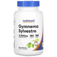 Nutricost, Gymnema-Sylvestre, 3.500 mg, 180 Kapseln