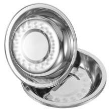 20Pcs Stainless Steel Balance Scale Pans Silver Nonmagnetic Tool Trays