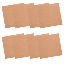 16Pcs Versatile Khaki Cork Bulletin Boards DIY Message Boards