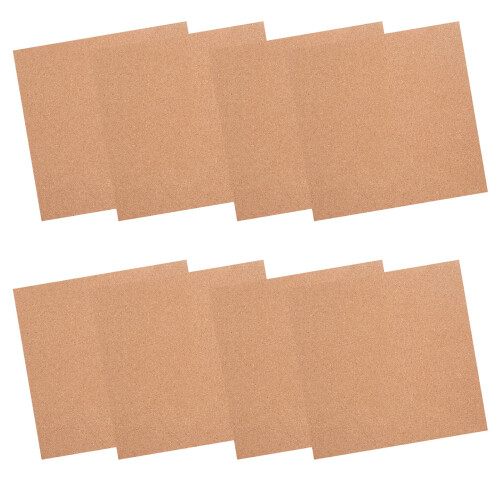 16Pcs Versatile Khaki Cork Bulletin Boards DIY Message Boards