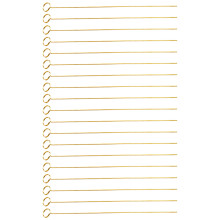 160Pcs Durable Golden Metal Photo Memo and Table Card Holder Sticks