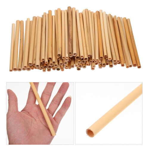 100pcs Natural Mason Bee Tubes 15cm Refill 1