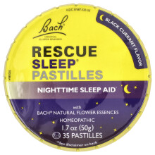Bach, Reddings-Slaap Pastilles, Zwarte Kersen, 35 Pastilles, 1,7 oz (50 g)