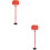 2Ensembles Ensemble Basket Rouge Ajustable Pour Enfants 6