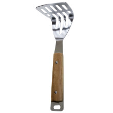 3Pcs Stainless Steel Potato Ricer with Wooden Handle Home Cooking Tool