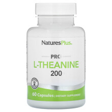 NaturesPlus, Pro L-Theanine 200, 200 mg, 60 Kapsler