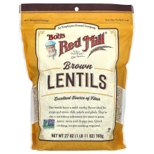 Bob's Red Mill, Brązowe Lencze, 27 oz (765 g)