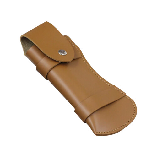 2Pièces Housses Cutter Cuir Marron Rangement Portable Ceinture 2