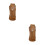 2Pièces Housses Cutter Cuir Marron Rangement Portable Ceinture 5