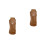 2Pièces Housses Cutter Cuir Marron Rangement Portable Ceinture 9