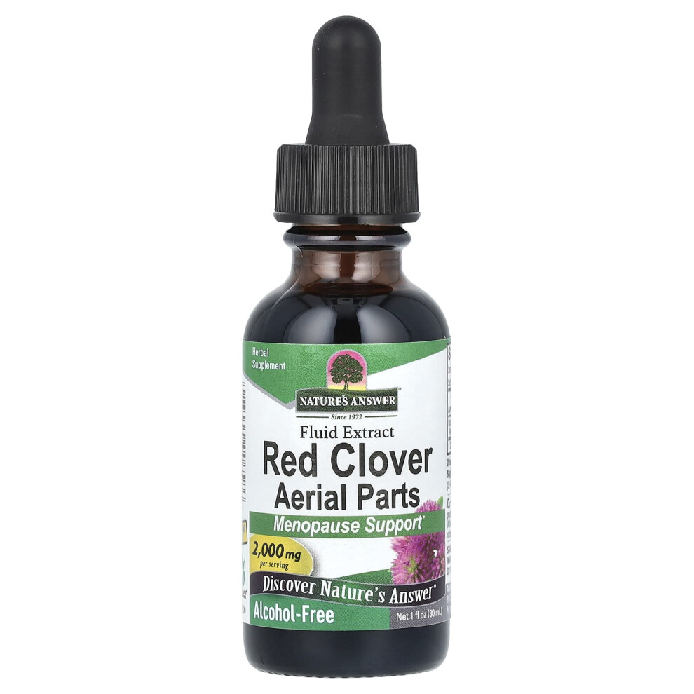 Nature's Answer Red NatureâS Answer Clover Alcohol-Free Liquid Extract - 30Ml