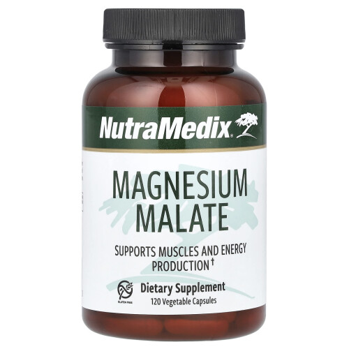 NutraMedix NutraMedix, Magnesium Malat, 120 växtbaserade kapslar