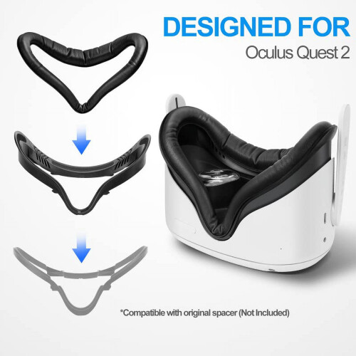 Επίθεμα διεπαφής Quest2Facial με αφρό PU ανθεκτικό στον ιδρώτα 1