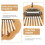 4Pièces Kalimba Bois Portable Mini Piano Pouce Durable 7