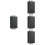 4Pièces Isolateur De Noir Compact Pour Audio ABS 8