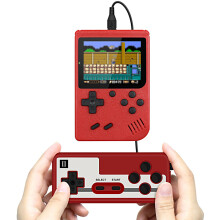 Tragbare Handheld-Spielkonsole mit 3-Zoll-Bildschirm & 400 Spielen, 1020mAh Akku