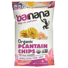 Barnana, Patatine di Plante Organi, Sale Rosa Himalayano, 5 oz (140 g)