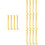 16Pièces Règle Croissance Murale Enfants Sticker Décor 6