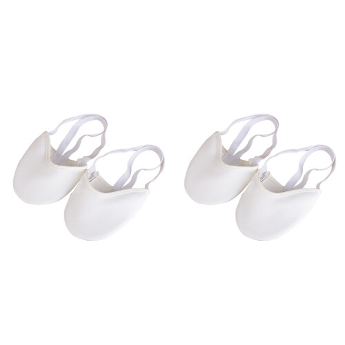 2Pièces Chaussures Danse Ballet Demi-Pointe Élastiques Confort 1