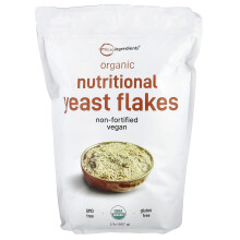 Micro Ingredients, Levadura Nutricional Orgánica en Polvo, 2 lb (907 g)