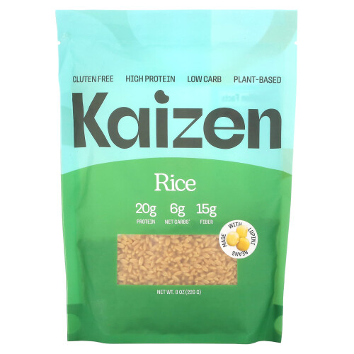 Kaizen, Ρύζι, Χωρίς Γλουτένη, Υψηλή Πρωτεΐνη, Χαμηλή Καραχίδευση, Βοτανική, 8 oz (226 g)