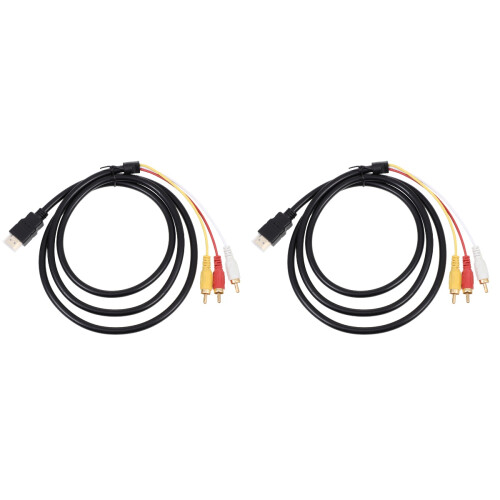 2Pièces Câble Connecteur Audio Multi Usage 2