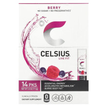 Celsius, Live Fit, Bär, 14 På-Gång Paket, 0,18 oz (5,11 g) Varje