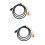 2Pièces Câble Connecteur Audio Multi Usage 8