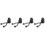 4Pièces Suspension Mural Guitare Et Ukulélé Couleurs Multiples 4