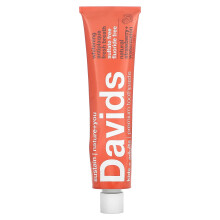 Davids Natural Toothpaste, Creme Dental Natural, Premium, para Crianças + Adultos, Natural Morango + Melão, 5,25 oz (149 g)