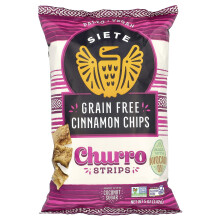 Siete, Gräddfri Kanel Chips, Strips, Churro, 5 oz (142 g)