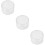 Bouchons Boucles Doreilles Blancs Élégants Accessoires DIY 9