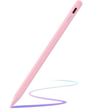 Styluspen compatibel met Samsung Galaxy Tab A9/A8/A7, iOS/Android/Windows – Dubbel touchscreenpen (roze)