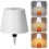 Lampe bouteille sans fil LED rechargeable 3 couleurs à intensité variable 1