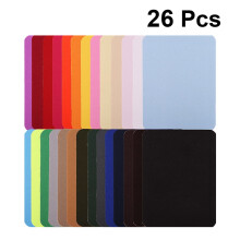 26 Pcs Iron on Patch Pants Repair Imitation Denim Clothing Repair Colorful Patch Cloth Sticker