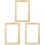 3St Chocoladekleurig Zeefdruk Frame, Duurzaam DIY Startset 2
