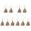 10Pièces Balais Miniatures Ergonomiques Maison Nettoyage Polyvalent 4