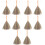 10Pièces Balais Miniatures Ergonomiques Maison Nettoyage Polyvalent 9