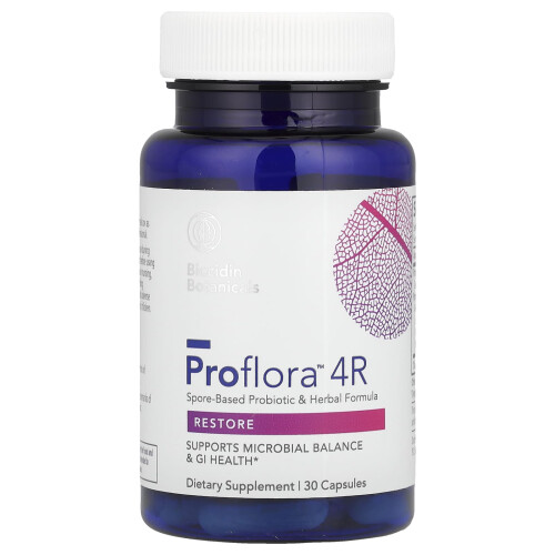 Biocidin Botanicals, Proflora 4R, Σπορική Προβιοτική & Φυτοθεραπευτική Φόρμα, 30 Φιάλες