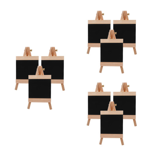 9Pièces Écriteaux Ardoise En Bois Pour Décor De Cuisine 2