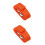 2Pièces Câble De Treuil Orange Pour Avec Crochet Forgé 5