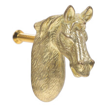 Brass Cabinet Knobs Gold Finish 1 Pack