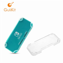 Gulikit Klarsichthülle für Nintendo Switch Lite – Stoßfest, kratzfest und schlank; kompatibel mit Route Air Adapter